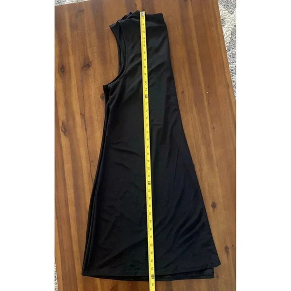 Ava & Grace Sleeveless Black Dress size 1X Stretchy Lightweight - Picture 8 of 9